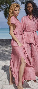 Vestido Grace Largo Lino