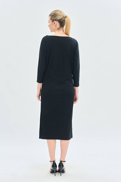 Vestido Midi Murciélago
