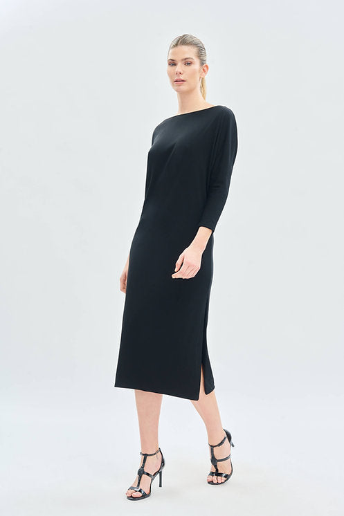 Vestido Midi Murciélago
