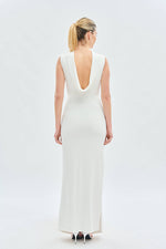 Vestido Fiesta Escote Drapeado