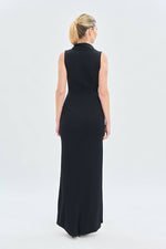 Vestido Fiesta Escote Drapeado